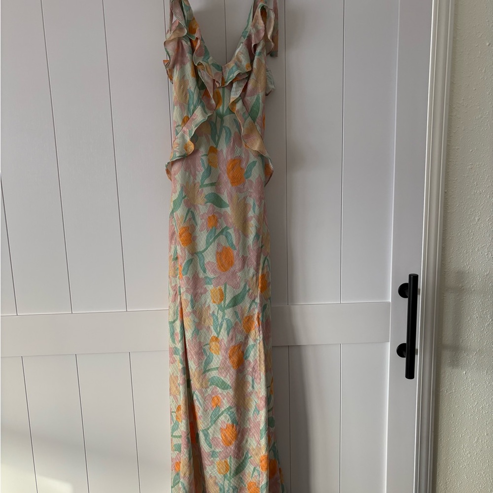 Astr Floral Maxi Dress - Multicolor